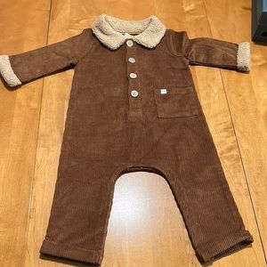 Mud Pie Baby boy corduroy jumpsuit